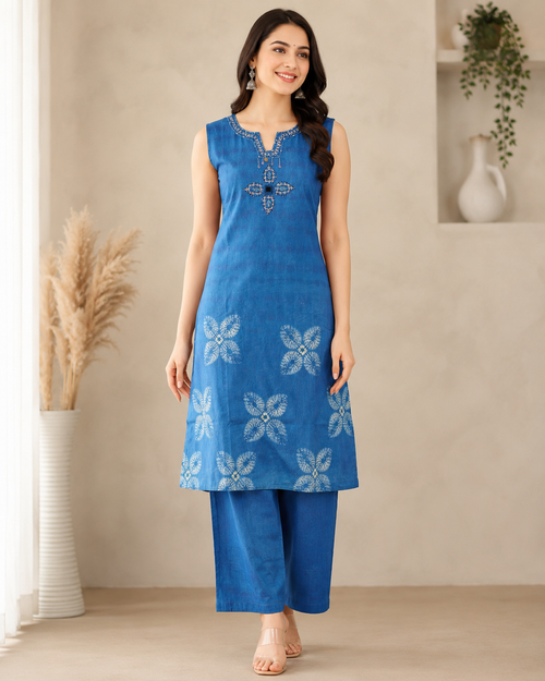 Denim Long Co-ord Set