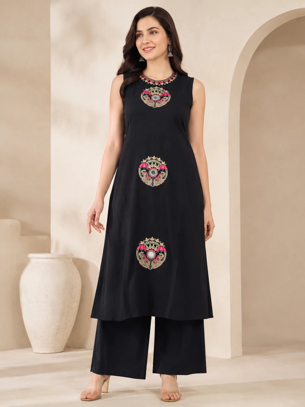 Sui Slub Halter Neck Co-ord Set