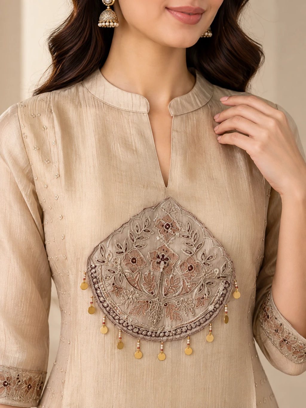 Gold Silk Salsa Short Co-ord Set