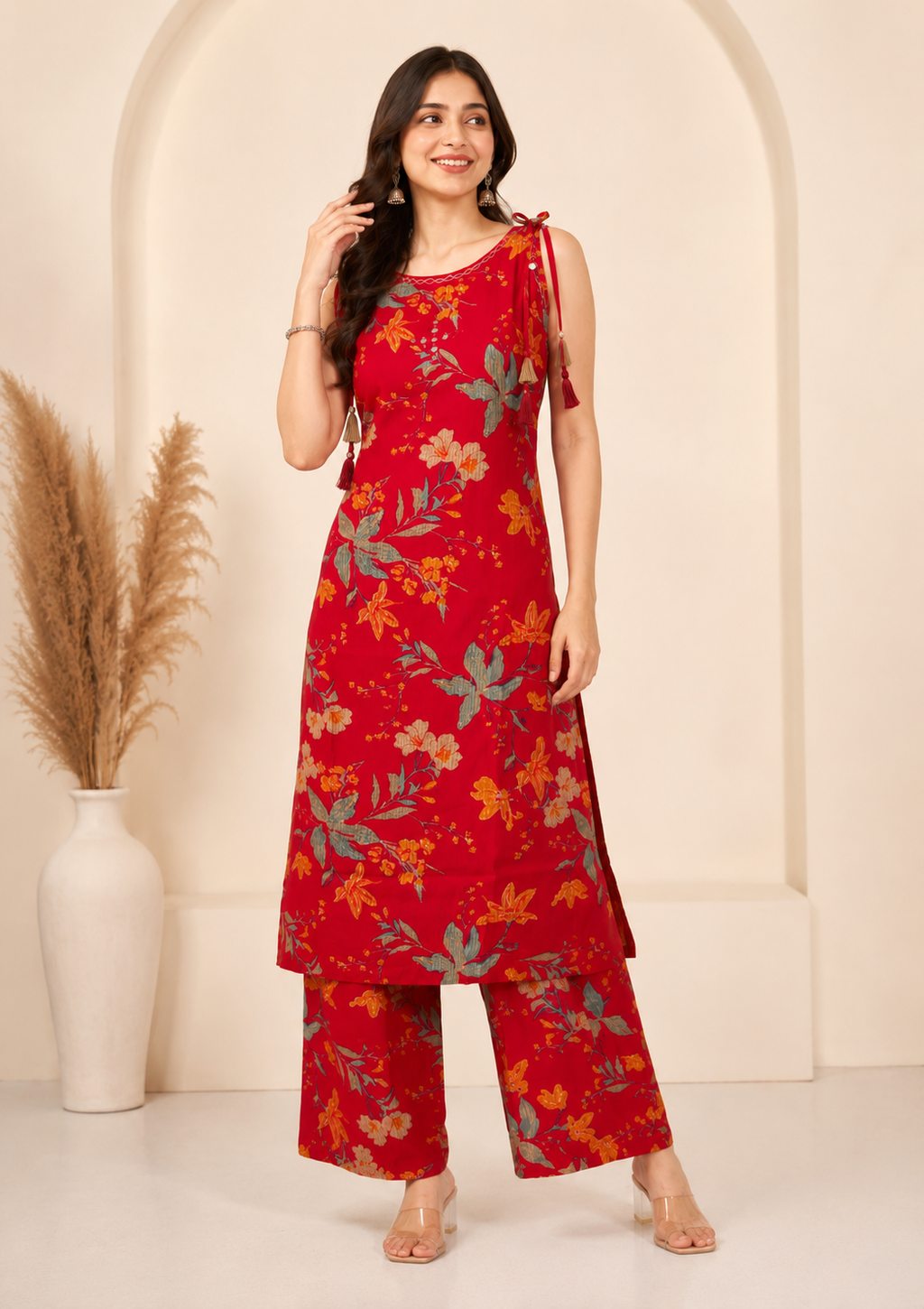 RED VATICAN CO-ORD SET