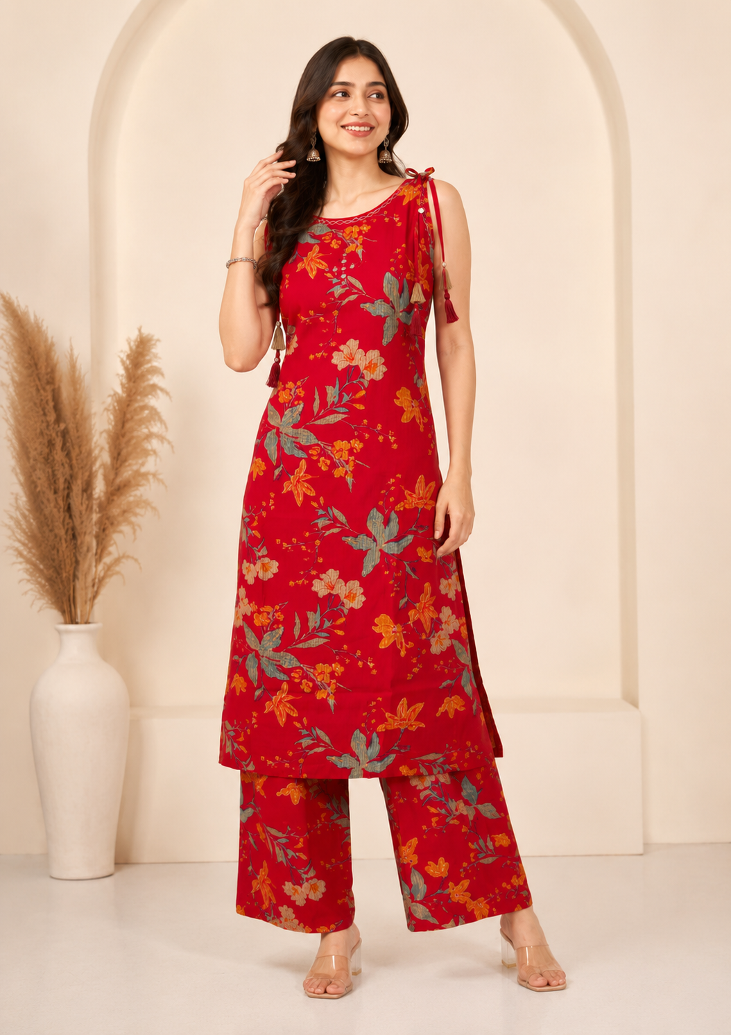 RED VATICAN CO-ORD SET