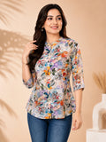 Grey Printed Imported Tunic